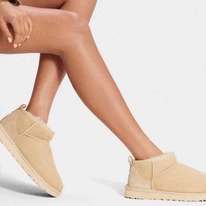 🎁 UGG Womens Classic Ultra Mini Ankle Boot